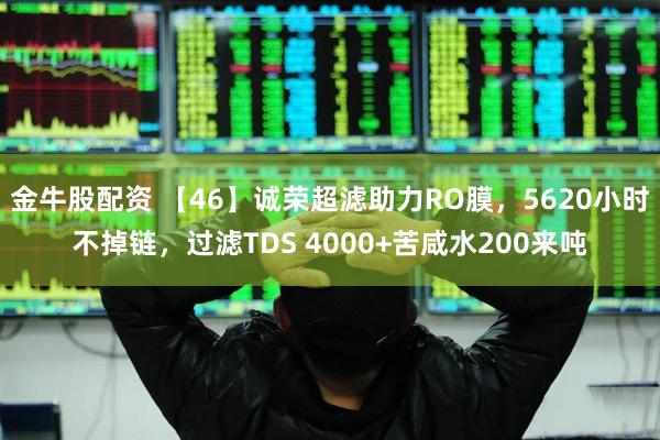金牛股配资 【46】诚荣超滤助力RO膜，5620小时不掉链，过滤TDS 4000+苦咸水200来吨